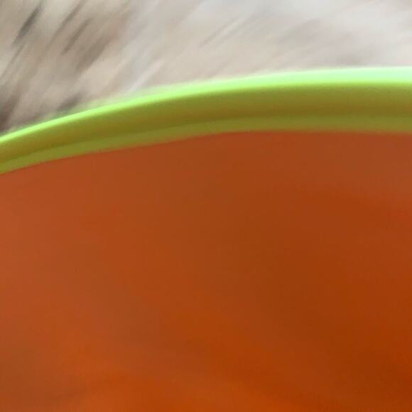 Neiman Marcus bag large tote Orange/white/green trim open double strap purse - Picture 10 of 10